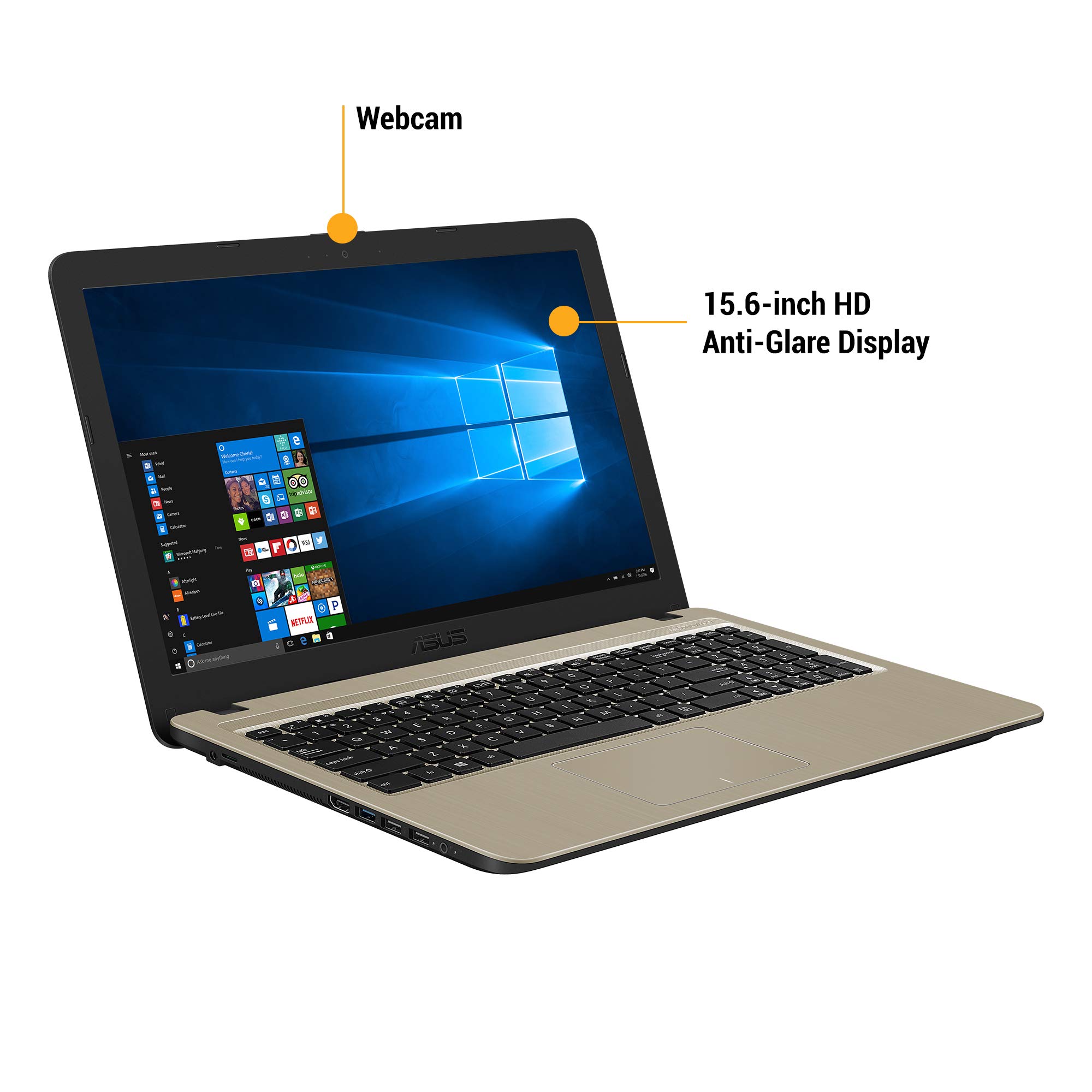 Asus VivoBooK AMD 2-Core A9 15.6-inch Laptop (4GB/1TB HDD/Windows